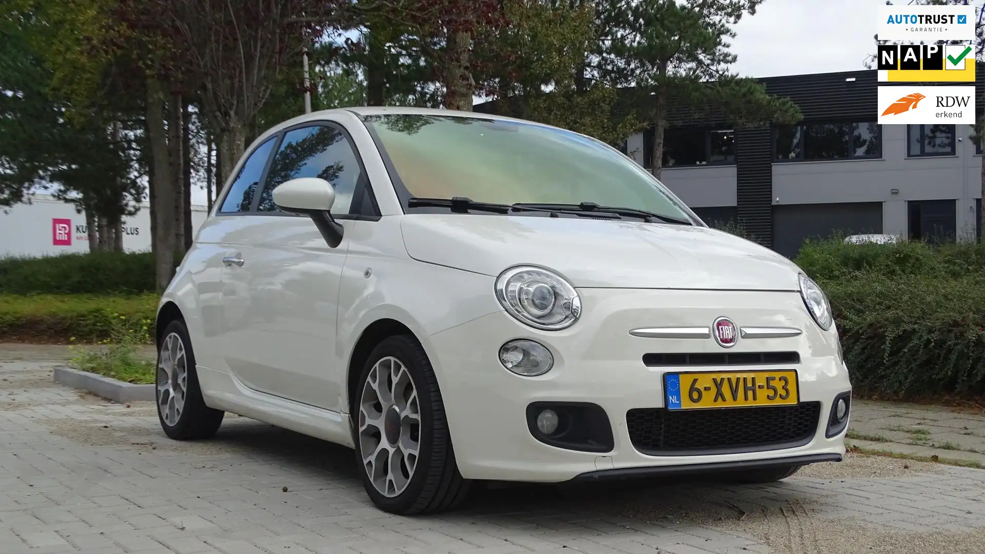 Fiat 500 0.9 TwinAir Turbo 500S Blanc - 1