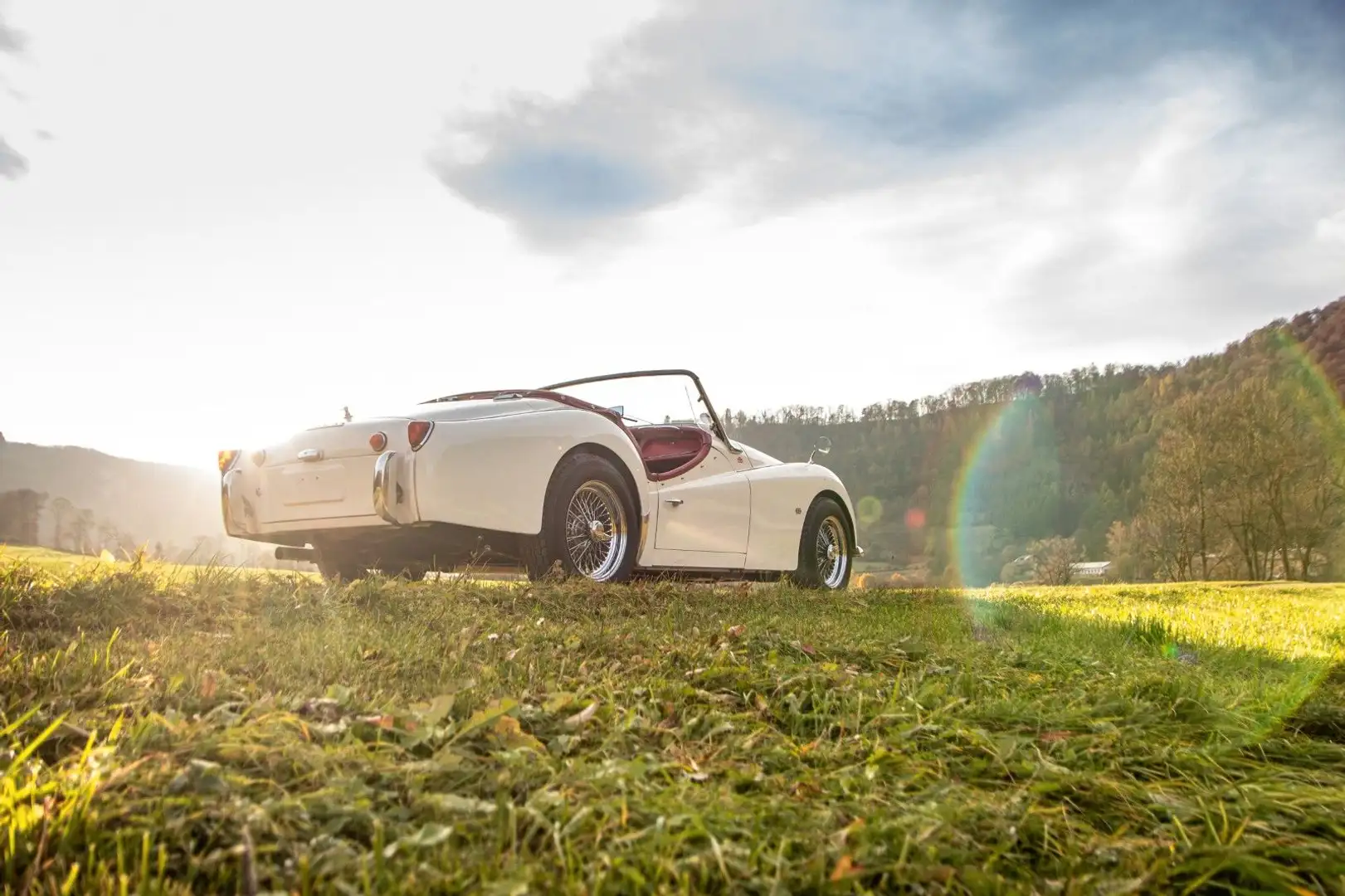 Triumph TR3 a Weiß - 2
