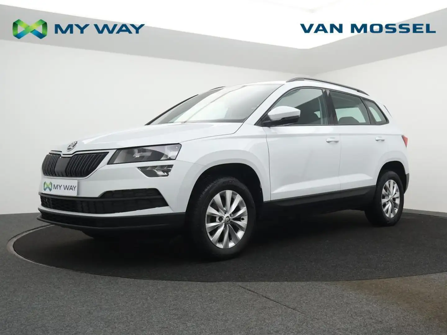 Skoda Karoq Karoq Ambition 2.0TDI 115PK *NAVI*CAMERA*PDC*CRUISE*ZETELVERWARMING*BLTH*... Blanc - 1