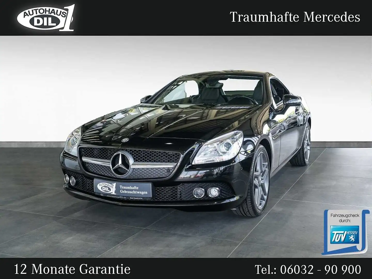 Mercedes-Benz SLK 250 CDI BlueEfficiency *PDC*SCHECKHEFT* Noir - 1