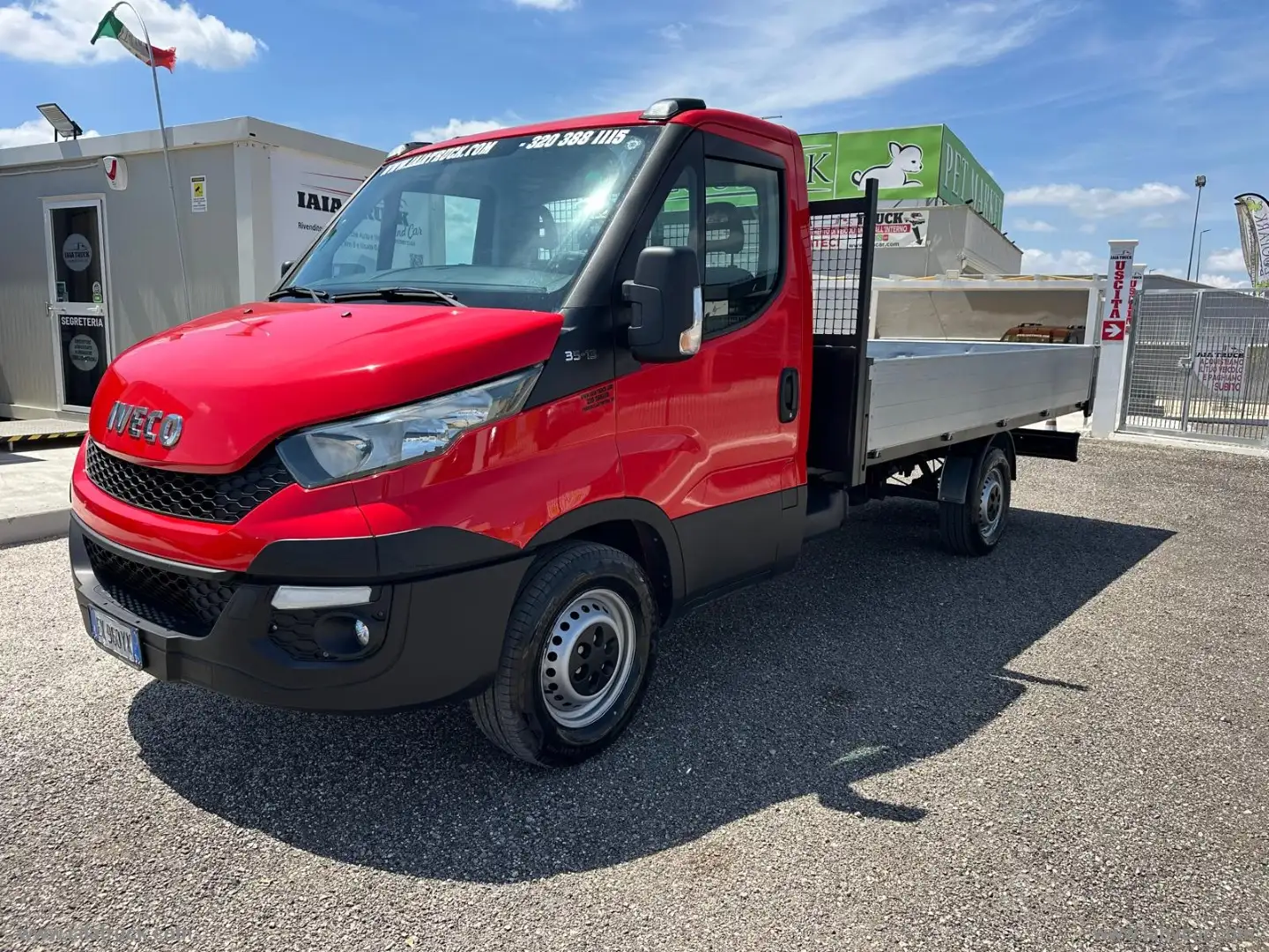 Iveco Daily 35S13 2.3 HPT CASSONE FISSO APERTO DAILY 35S13 COM Rosso - 1