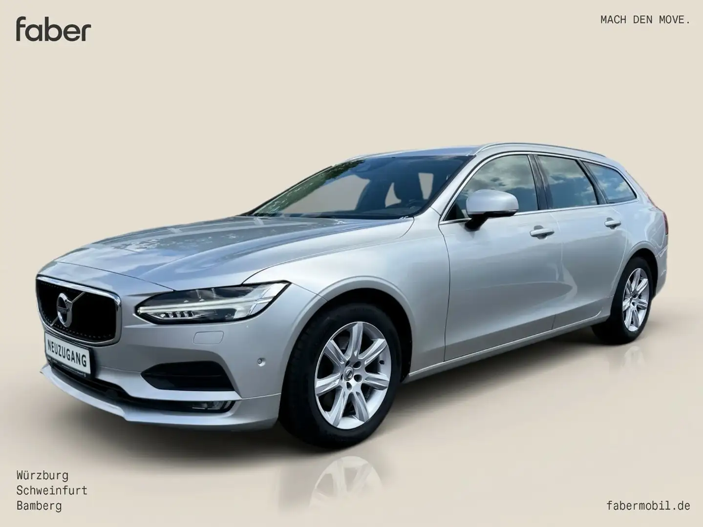 Volvo V90 D4 Diesel Inscription Automatik Plateado - 2