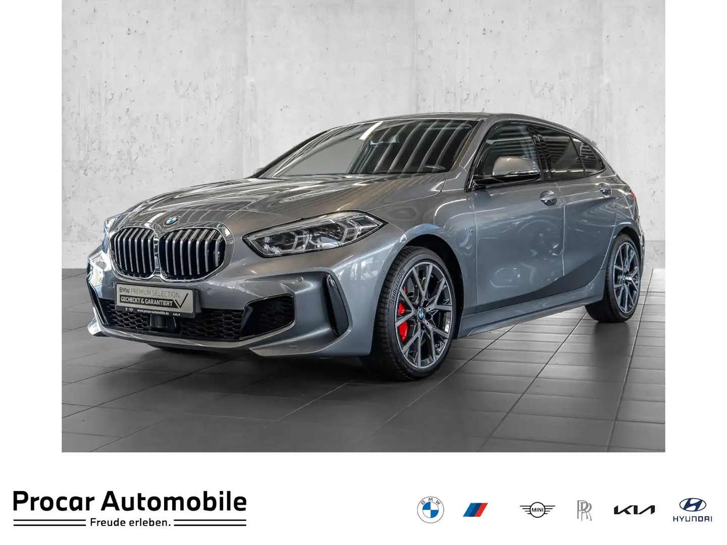 BMW 128 ti HATCH HUD PANO ACC RFK NAVI LED PDC V+H Grau - 1