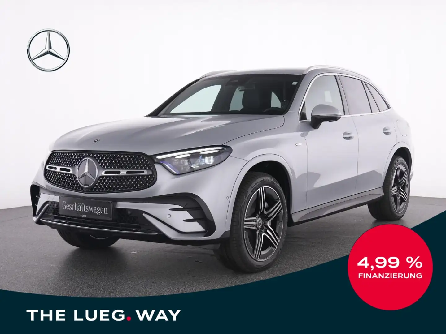 Mercedes-Benz GLC 300 e 4M AMG+20"+AHK+DIG.LIGHT+360°+MEMORY++ Silber - 1