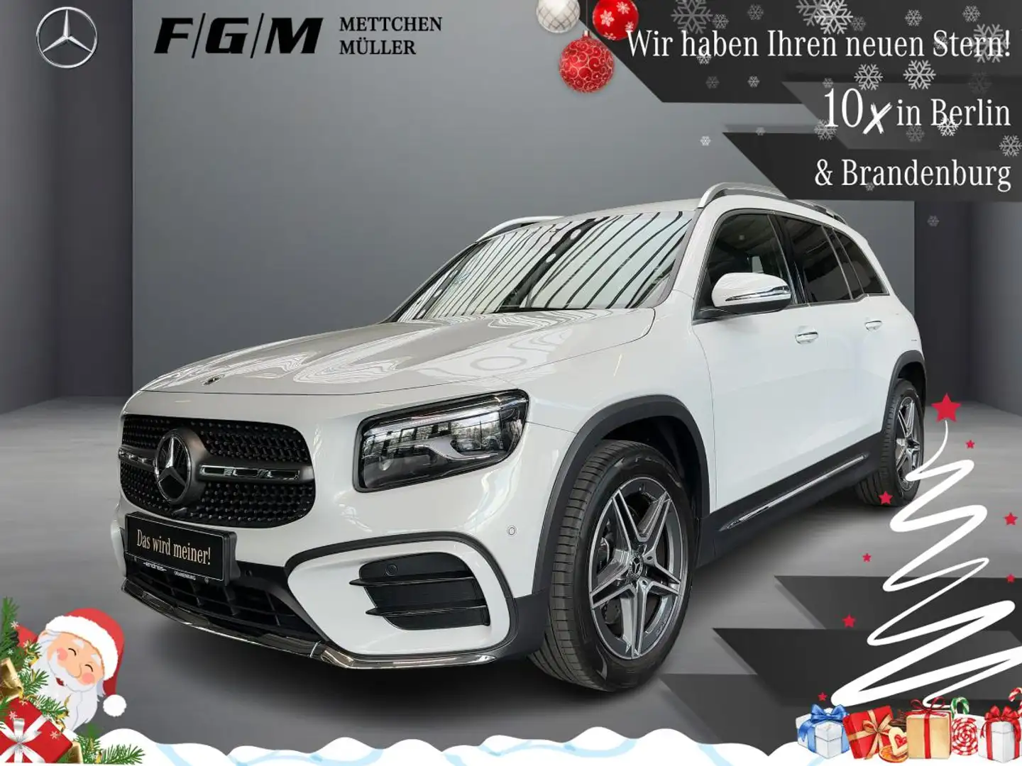 Mercedes-Benz GLB 250 4M AMG Line Premium KeyGo|MBeam|TWA|AHK Blanco - 1