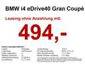 BMW i4 eDrive40 Gran Coupé M Sport LED+/360/hk/SH Blau - thumbnail 1