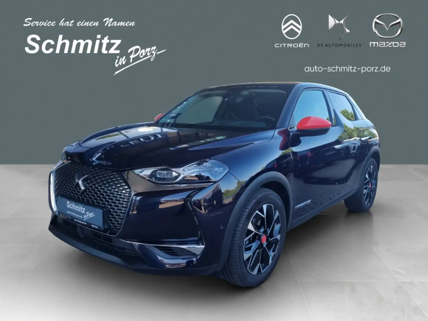 DS Automobiles DS 3 Crossback HUD Navi LED Blendfreies Fernl. ACC Apple CarPlay Blu/Azzurro - 1
