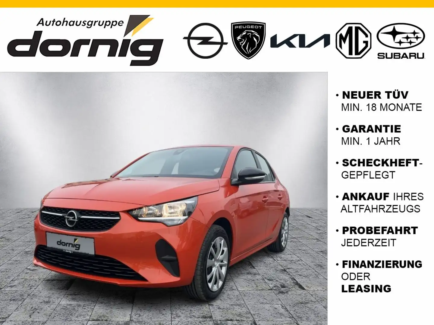 Opel Corsa -e F Edition, Kamera, SHZ Oranje - 1