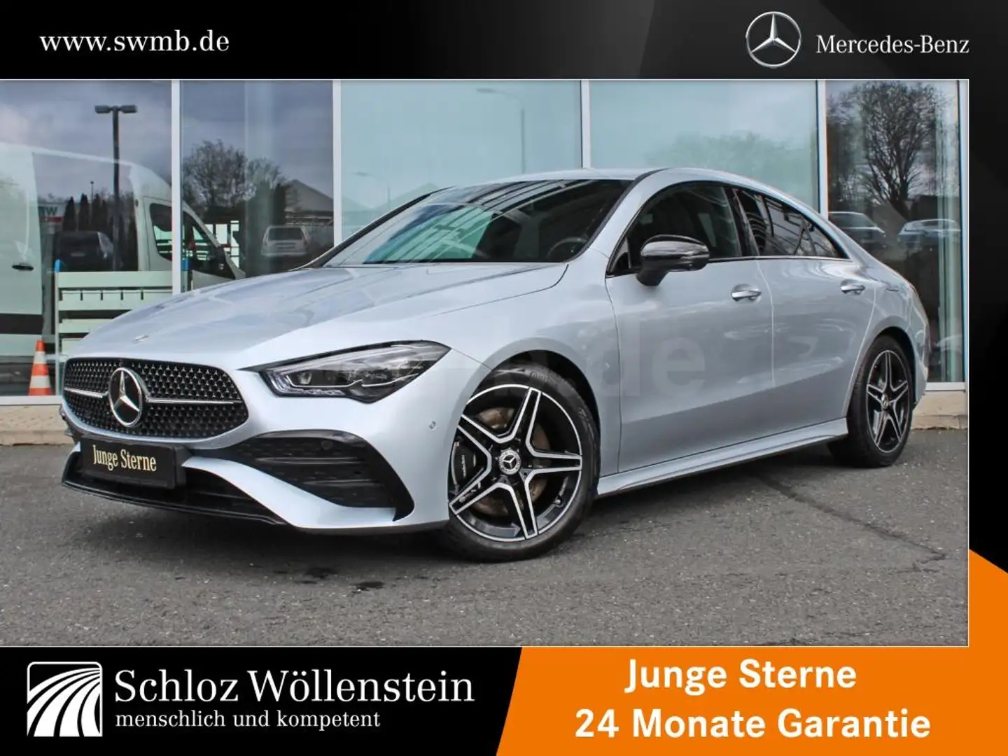 Mercedes-Benz CLA 250 4M AMG/MULTIBEAM/Fahrass/Keyless/360Cam Zilver - 1