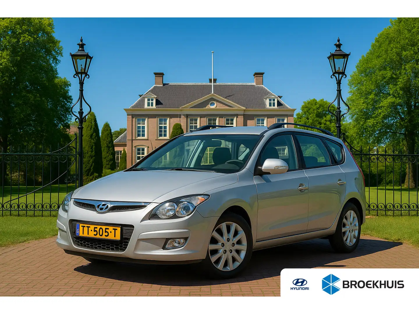 Hyundai i30 CW AUTOMAAT | LEDER/STOF | CLIMA | PARK SENS | LM. Grijs - 1