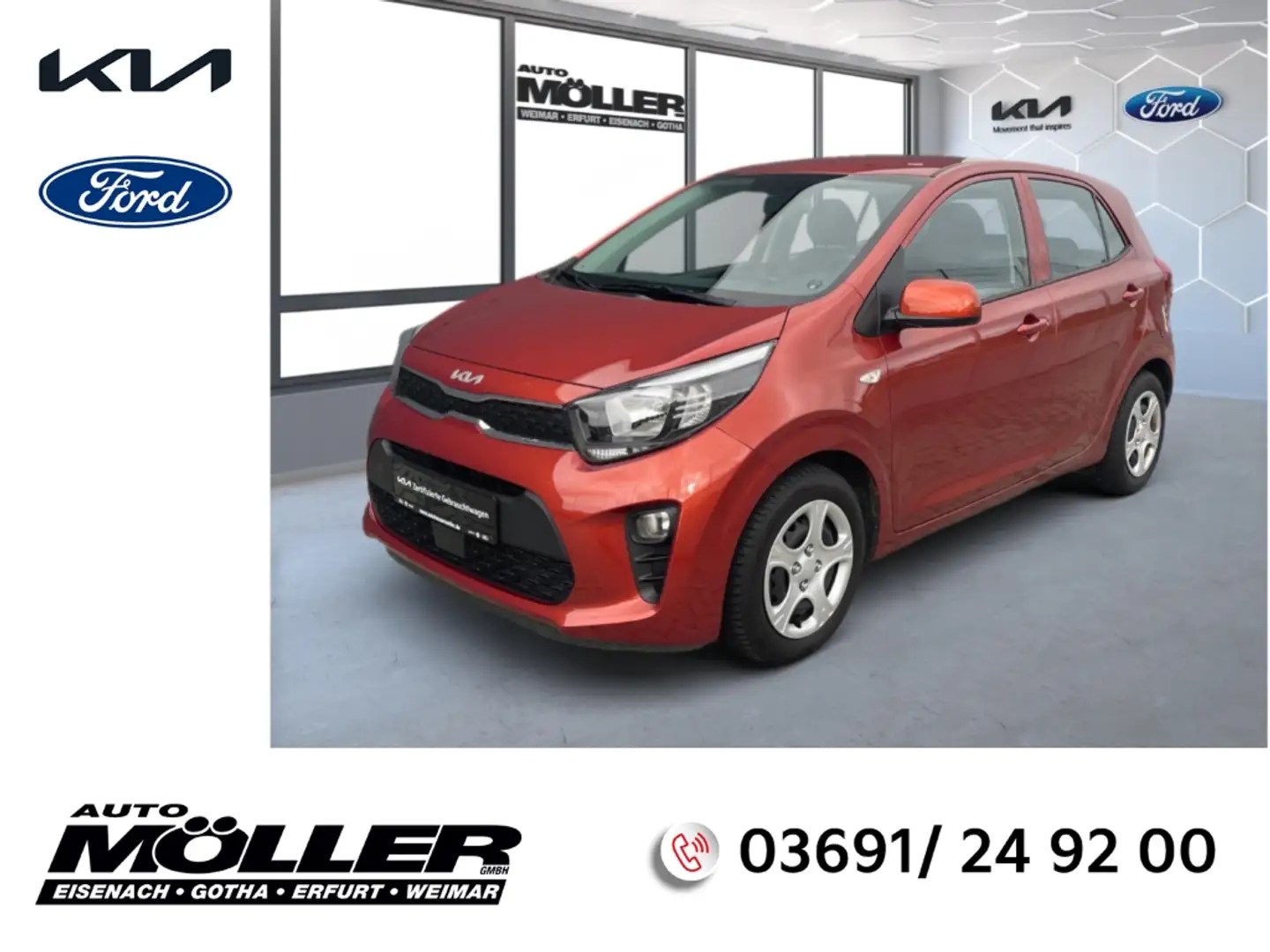 Kia Picanto 1.2 ED7 Emotion ADA Sitz-/Lenkradheizung Orange - 1