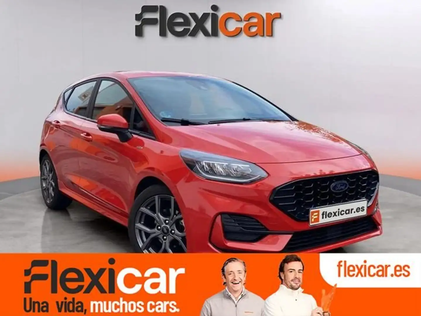 Ford Fiesta 1.0 EcoBoost MHEV 92kW (125CV) Trend 5p Rojo - 1