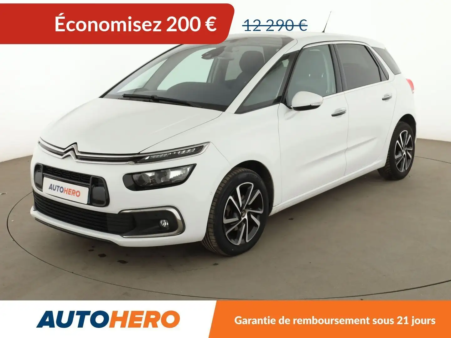 Citroen C4 Picasso (2) 1.6 Blue-HDi Shine EAT6 Blanc - 1