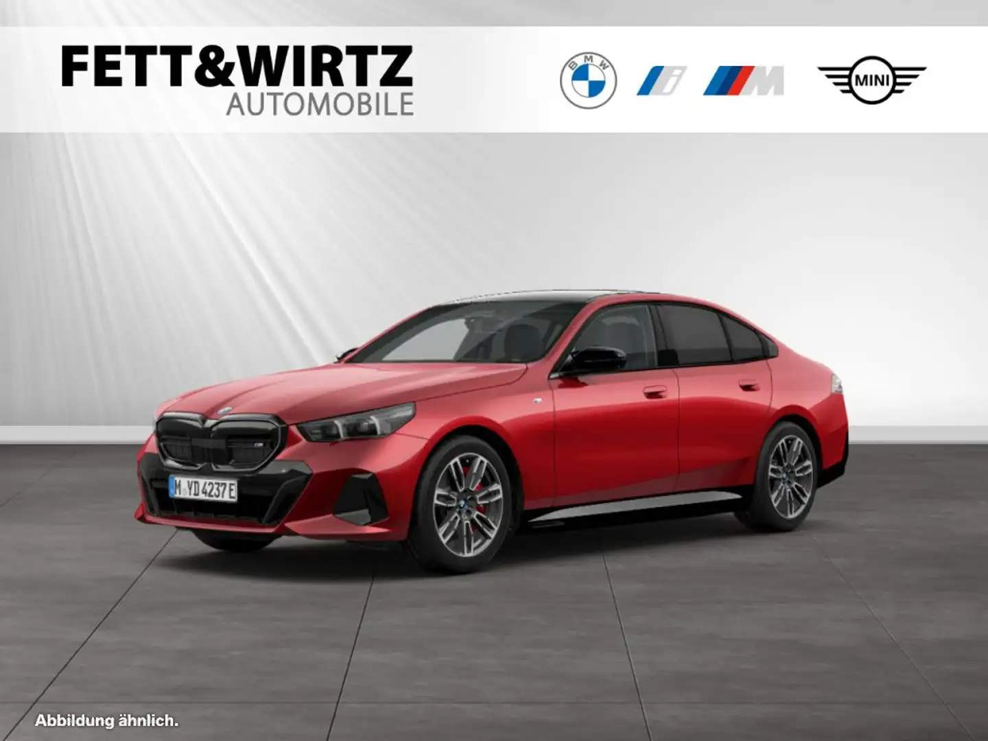 BMW i5 M60 xDrive LR 534,-br.o.Anz.24 Mon./5' Km p.A. Rot - 1