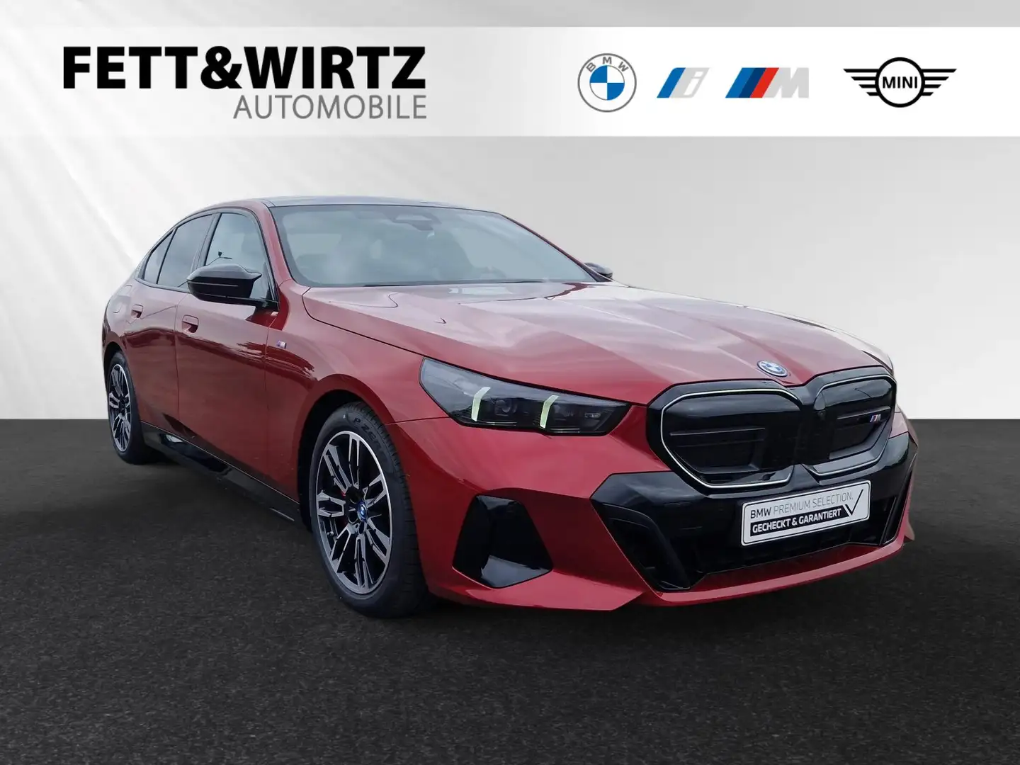 BMW i5 M60 xDrive LR 534,-br.o.Anz.24 Mon./5' Km p.A. Rouge - 1