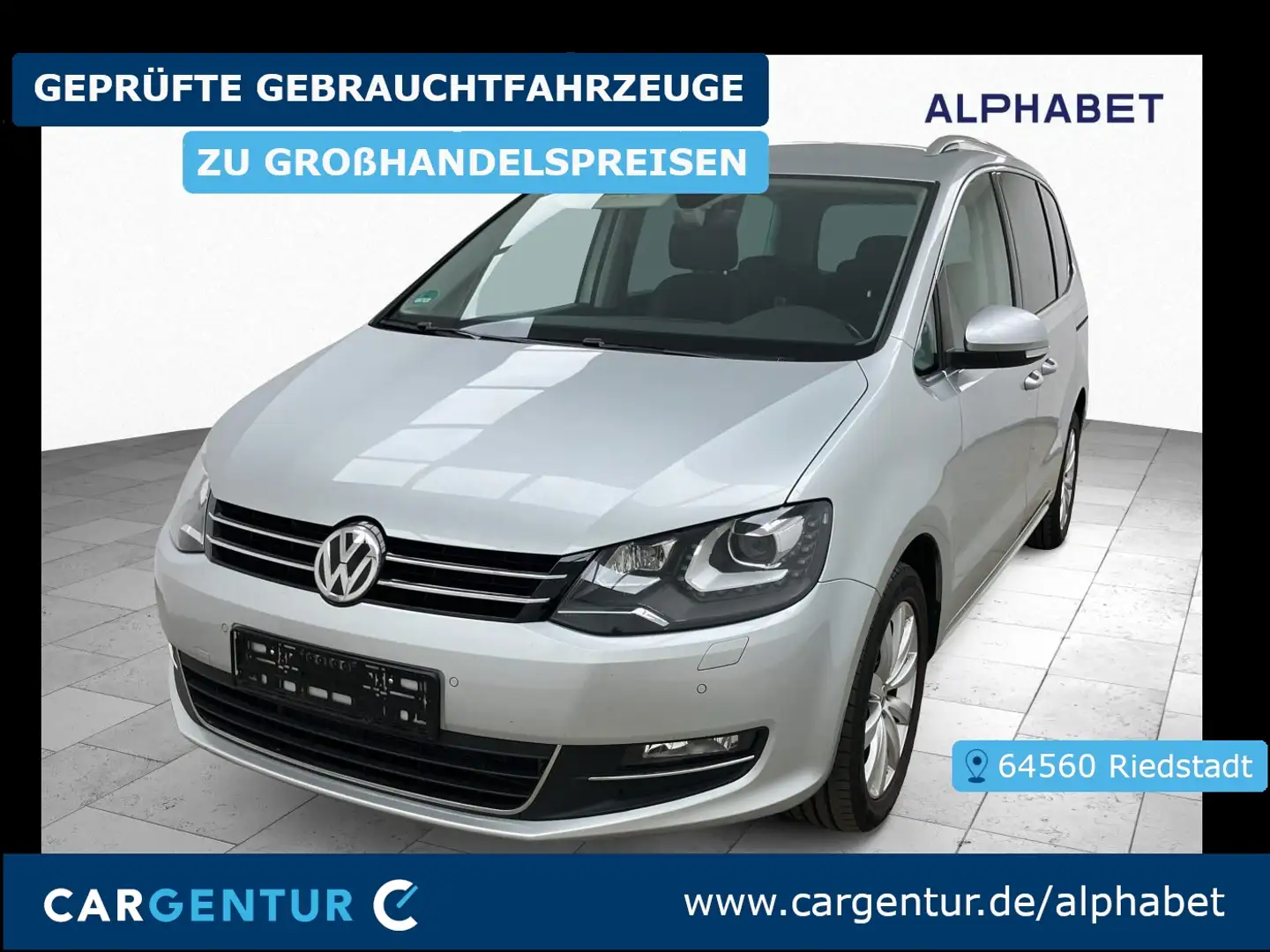 Volkswagen Sharan 1.4 TSI Highline SpoSi ACC BLIS Lane Silber - 1