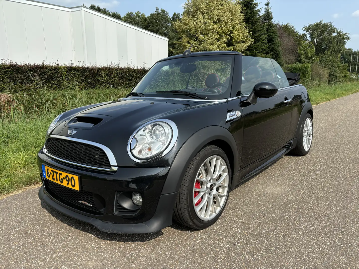 MINI John Cooper Works Cabrio Mini 1.6 Chili / LEER / NAVI / CRUISE Zwart - 1
