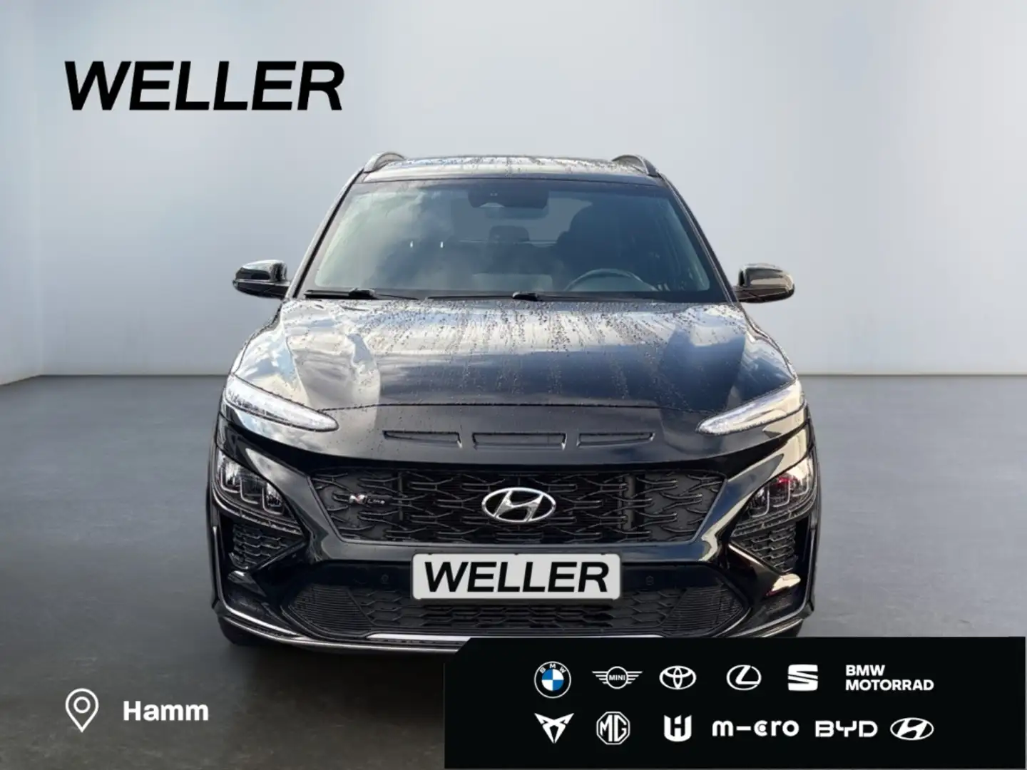 Hyundai KONA 1.0 T-GDI 48V-Hybr N Line *LED*CAM*SHZ*Navi* Schwarz - 2