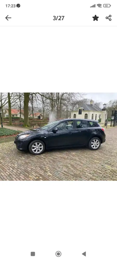 Mazda 3 1.6 Business lpg g3 Zwart - 1
