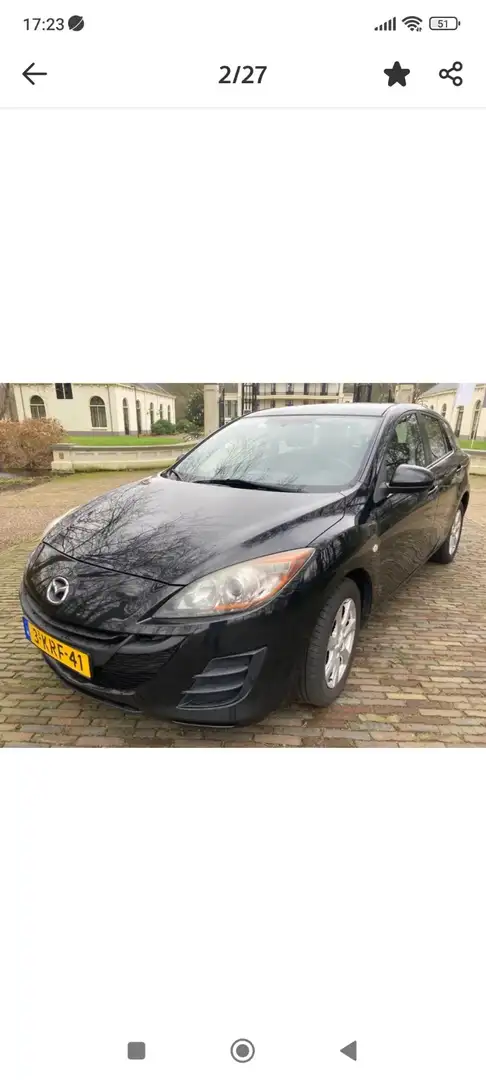 Mazda 3 1.6 Business lpg g3 Zwart - 2