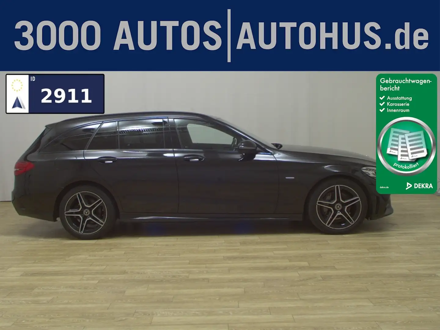 Mercedes-Benz C 220 T d AMG-Line Navi Widescreen LED AHK Facelift Schwarz - 1