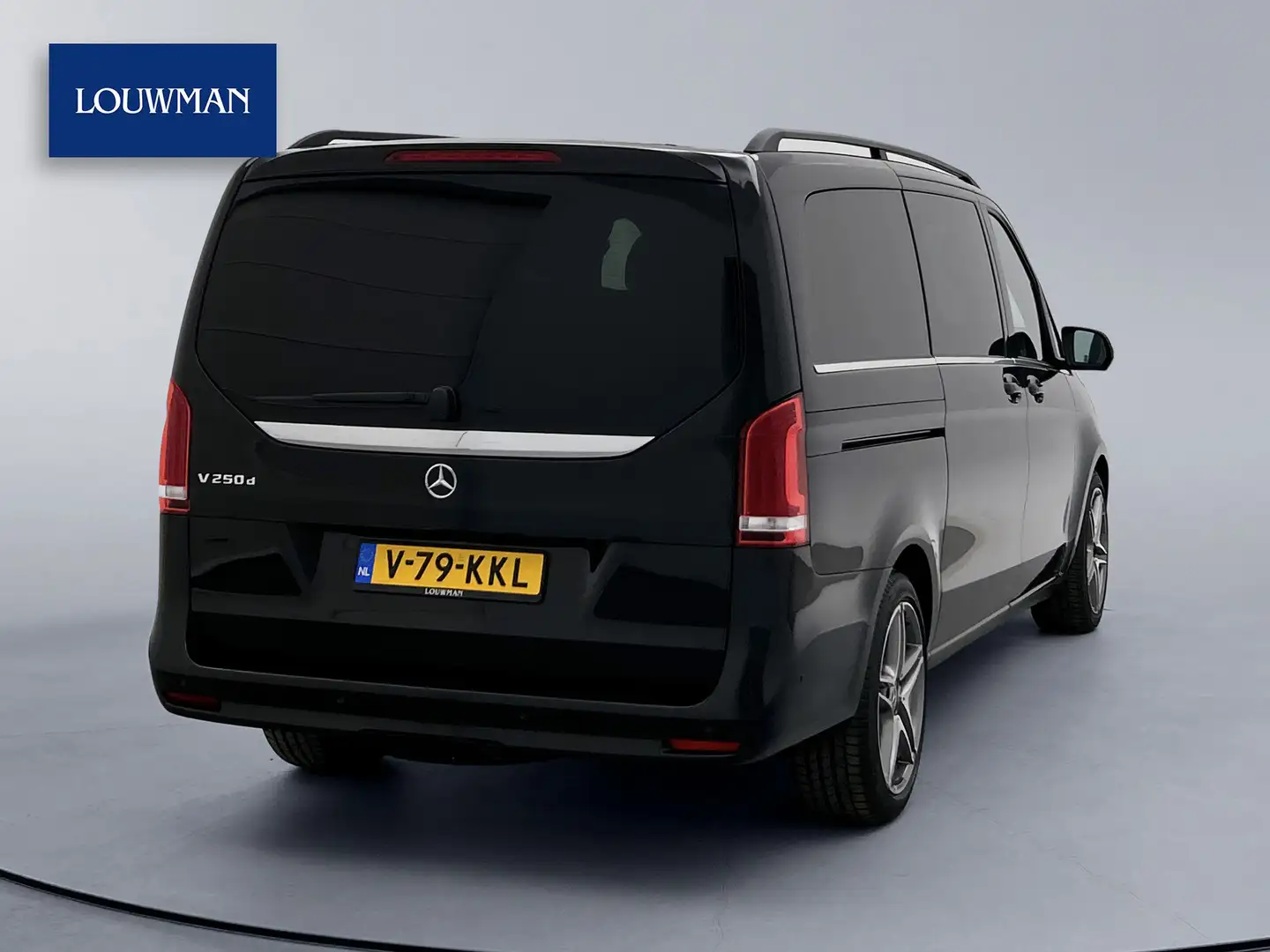 Mercedes-Benz V 250 250d Lang DC 360° Camera Leder 19" Inch lichtmetaa Zwart - 2