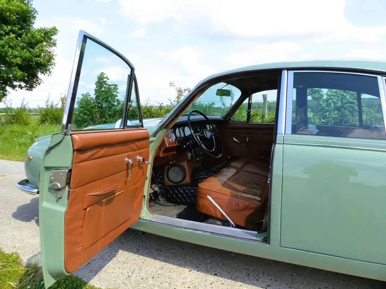 Daimler V8-250 -MATCHING NUMBERS, Overdrive, selten, foto 7