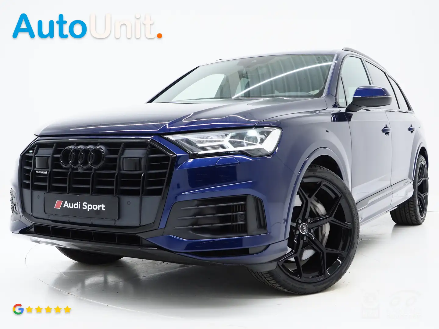 Audi Q7 55 TFSIe Quattro Black Optic | Virtual Cockpit | L Blauw - 1