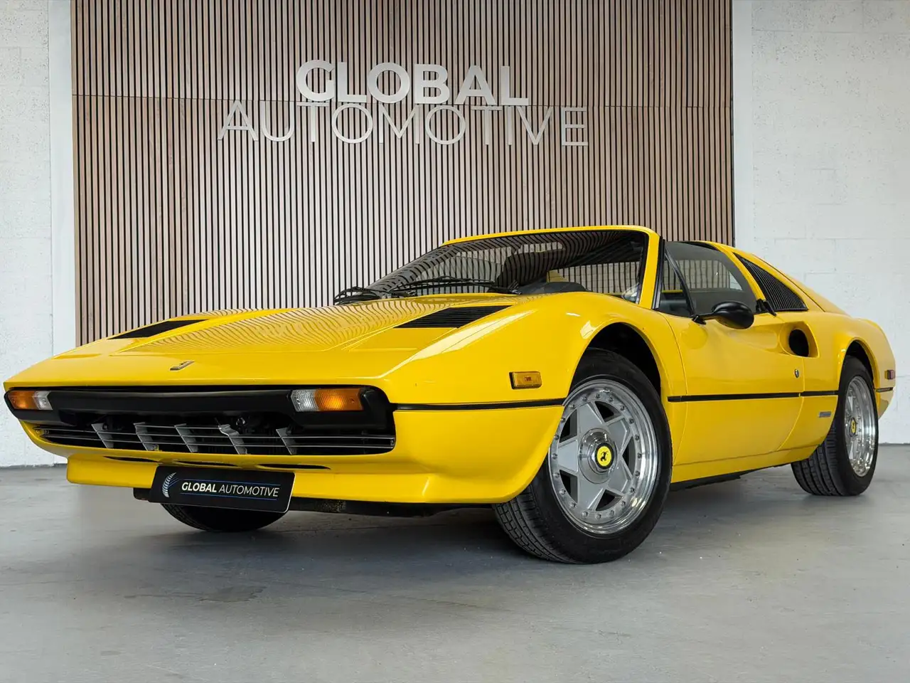 Ferrari 308 GT Spider Inj. - Giallo Nuovo Fly - Zwart leder, foto 4