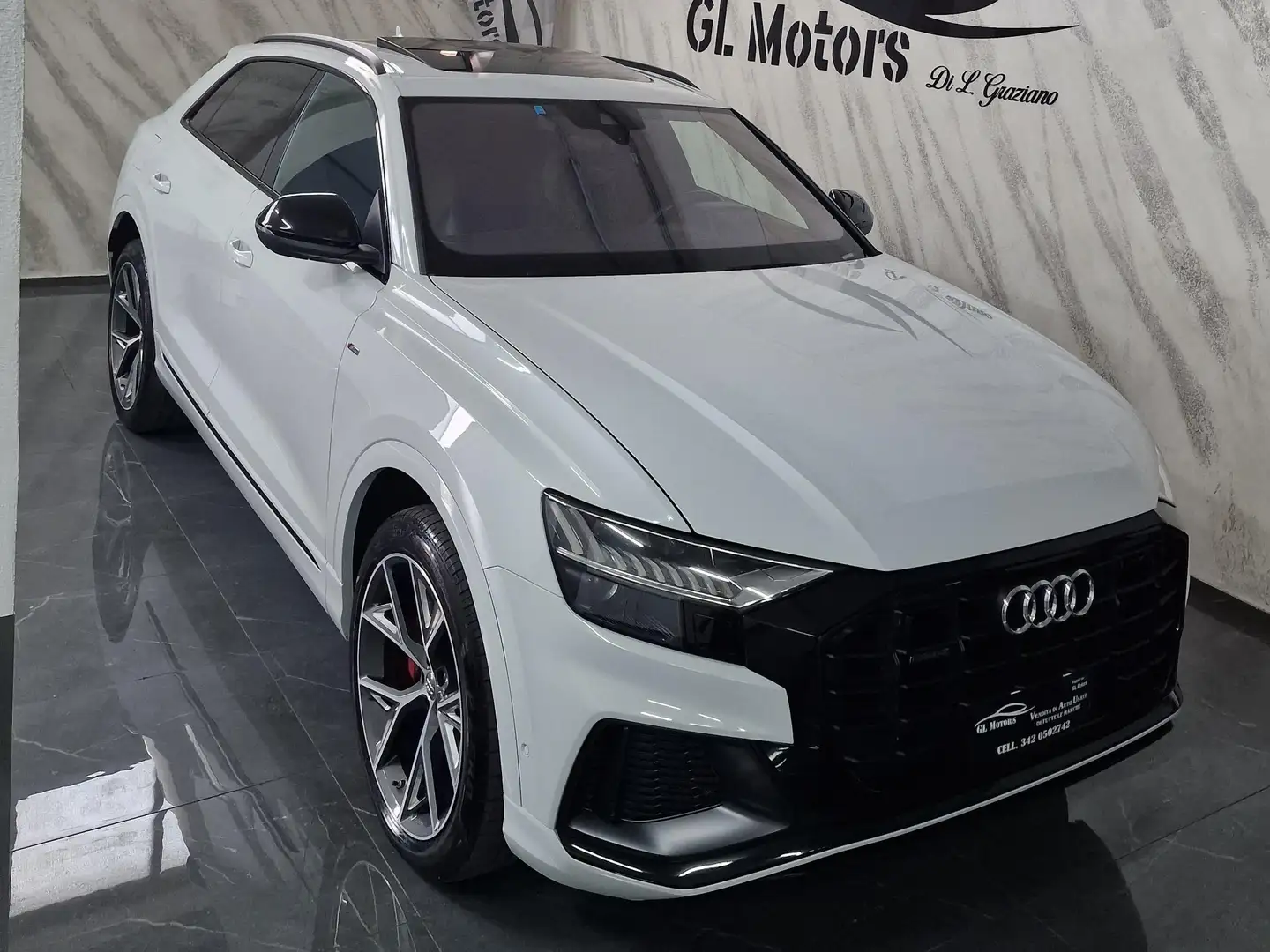 Audi Q8 Q8 50 3.0 tdi mhev Sport quattro tiptronic Bianco - 1