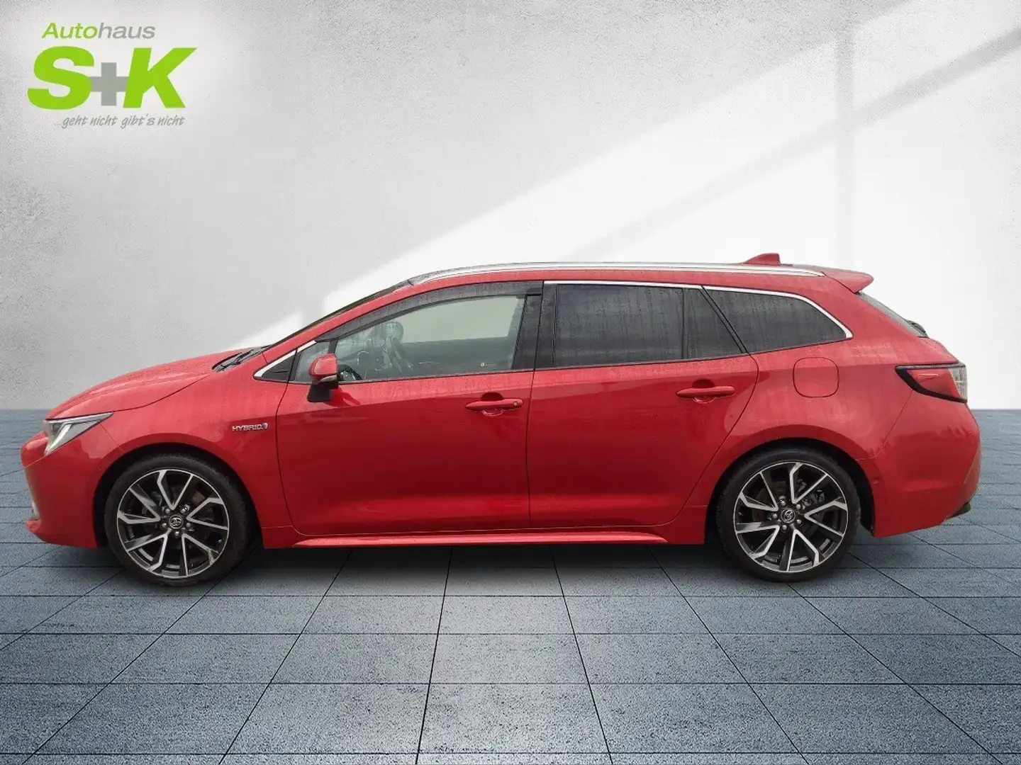 Toyota Corolla Touring Sports 2.0 Hybrid Lounge*AHK*SHZ*KAMERA* Rood - 2