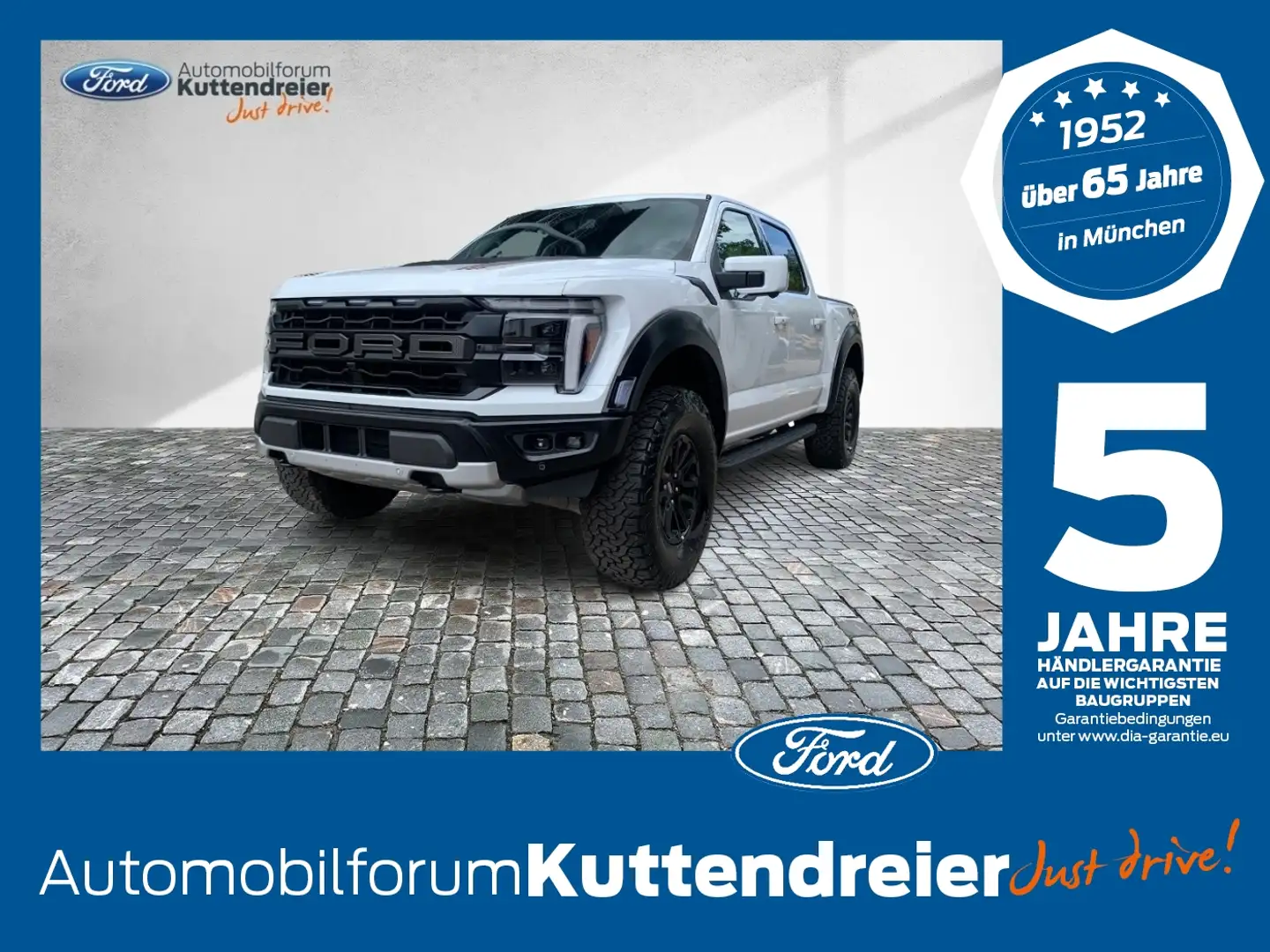 Ford F 150 F150 Raptor 3.5L V6 SuperCrew Pano*Klap.Auspf.* bijela - 1