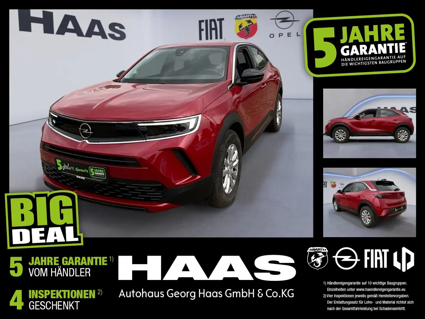 Opel Mokka 1.2 Turbo Edition LED, Anhängerkupplung Rosso - 1