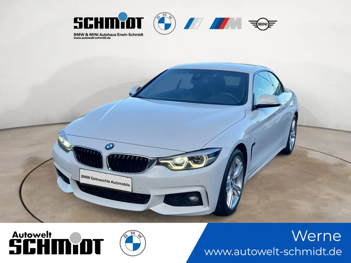 BMW 430 d Cabrio M Sport + GARANTIE Weiß - 1