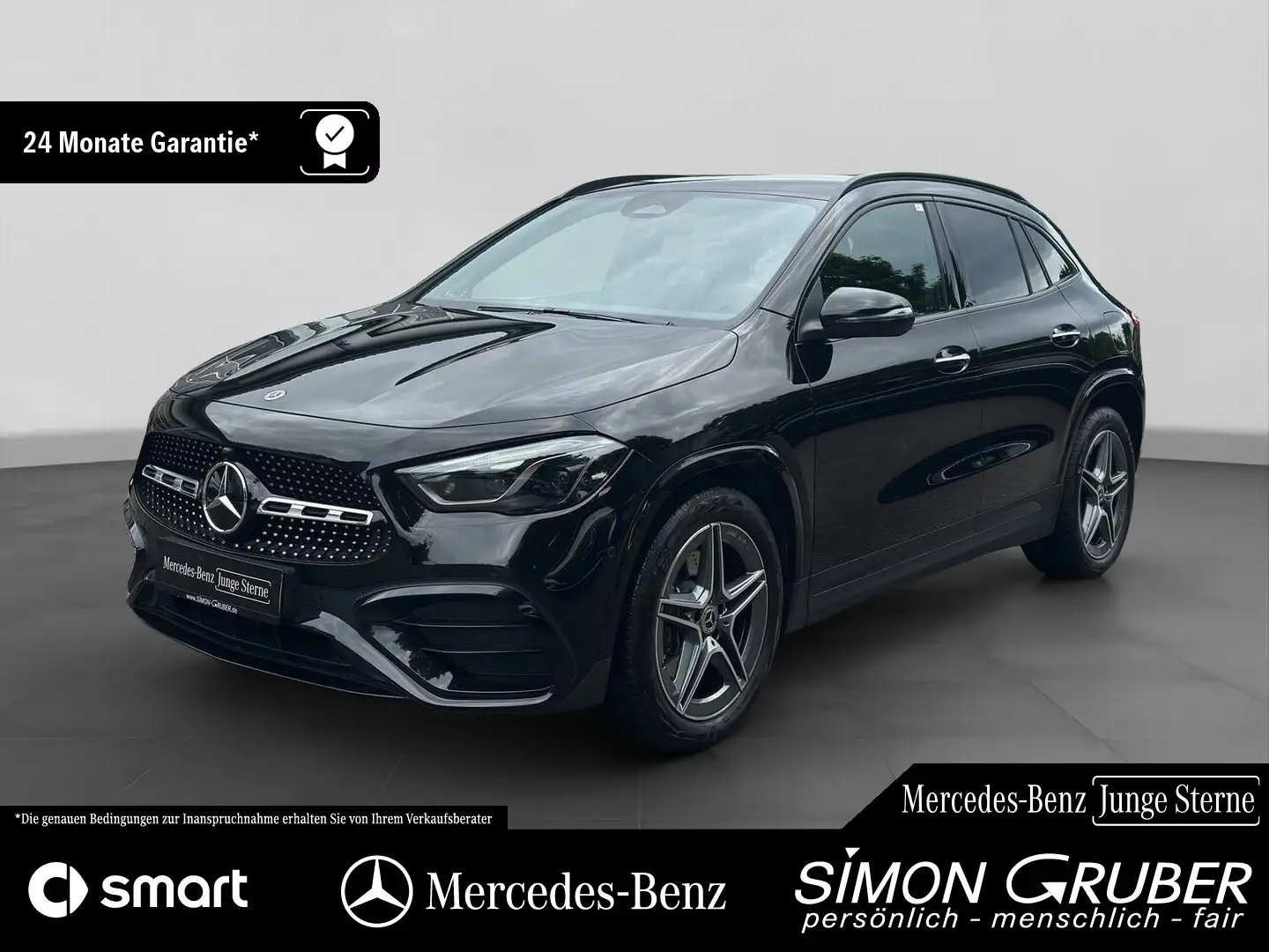 Mercedes-Benz GLA 250 4M AMG Night MBeam Burmester Winter AHK Schwarz - 1
