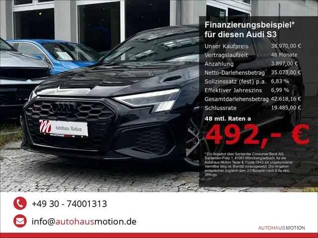 2023 Audi S3 in Black for sale