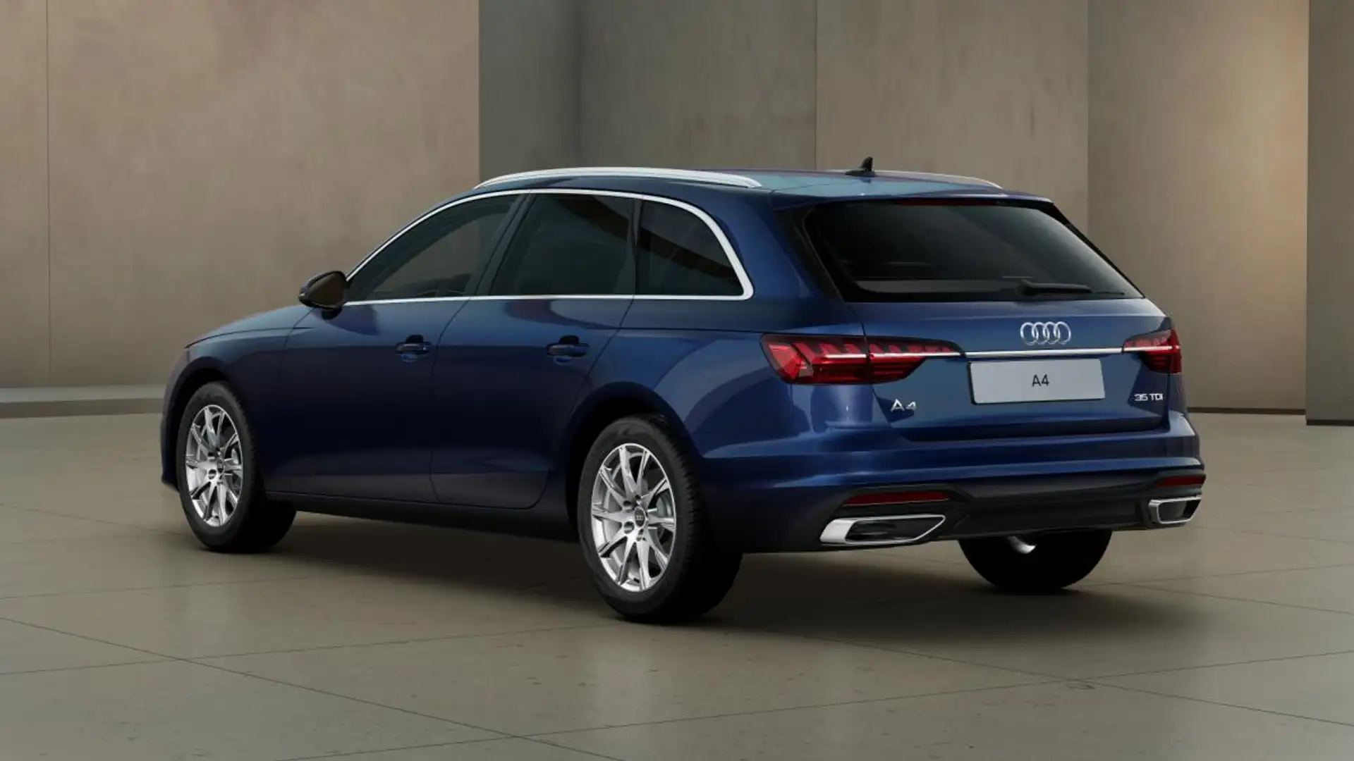 Audi A4 Avant 35 TDI, Standheizung, LED, 8-Fach bereift Blau - 2