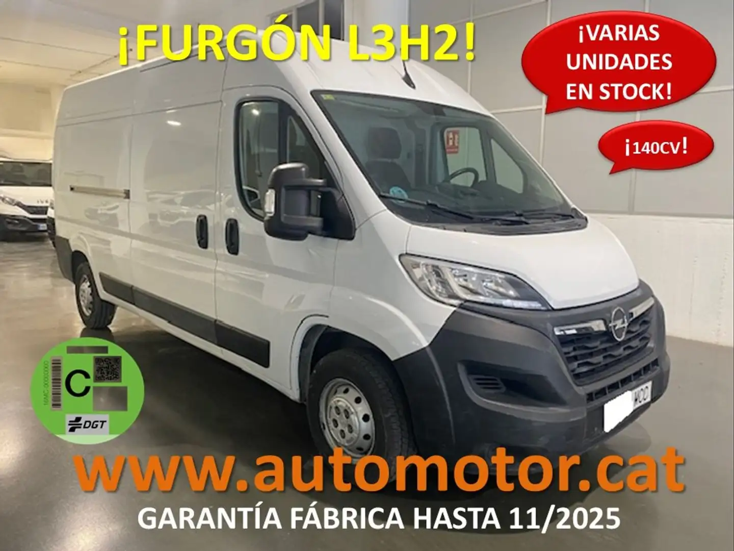 Opel Movano Fg. 2.3CDTI Bit. S/S L3H2 3500 145 Blanc - 1