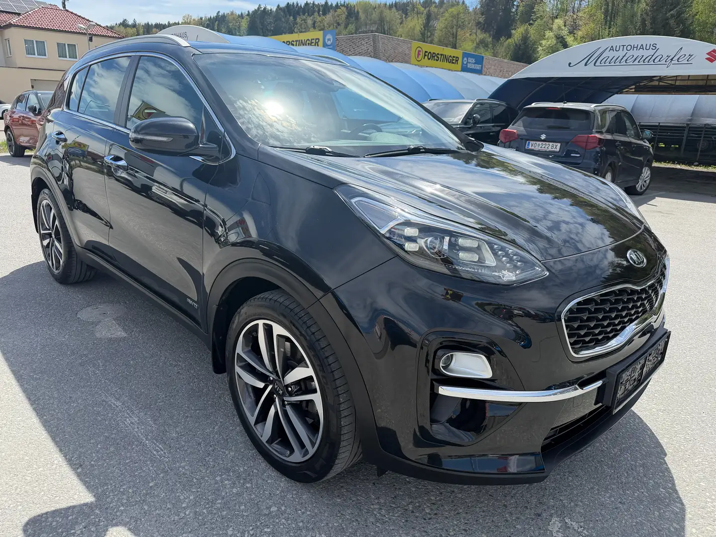 Kia Sportage Sportage 1,6 T-GDI AWD First Edition DCT Aut. Schwarz - 1