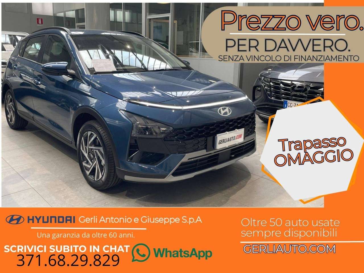 Hyundai BAYON Bayon 2024 1.2 mpi Xline mt / KM ZERO - PREZZO REALE COMPRESO PASSAGGIO DI PROPRIETA\'