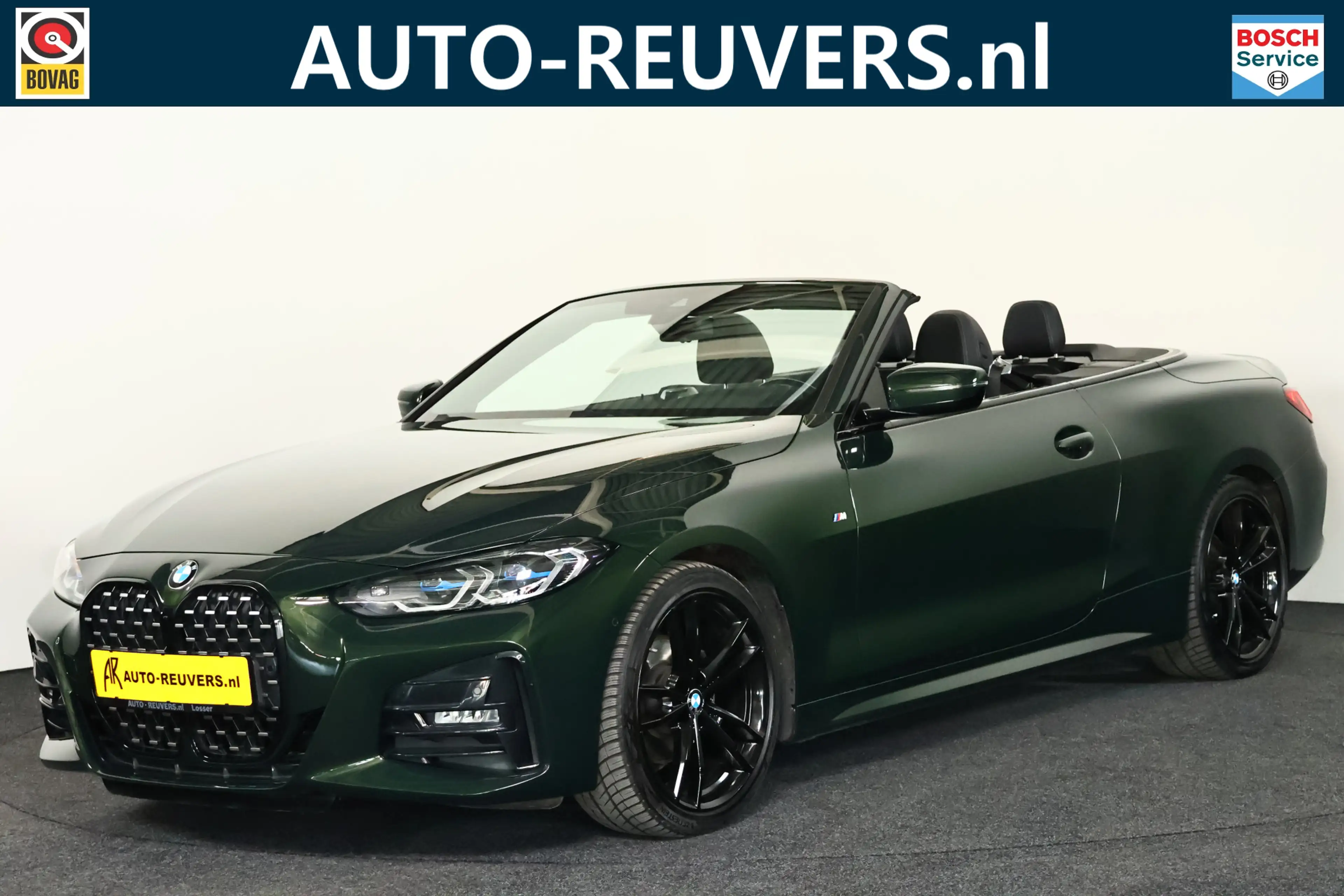 BMW 420 4-serie Cabrio 420i M-Sport (Sanremo Groen) / Lede