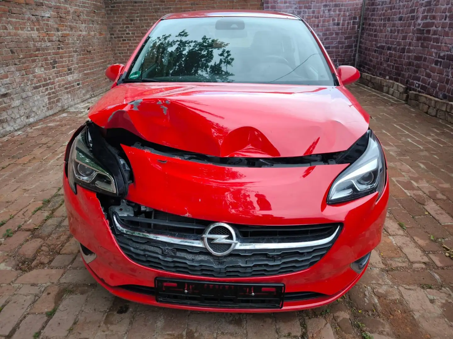 Opel Corsa E Innovation 1.4i Automatik Airbags Ok Rosso - 2