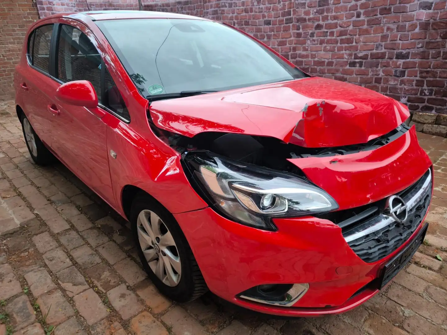 Opel Corsa E Innovation 1.4i Automatik Airbags Ok Rosso - 1
