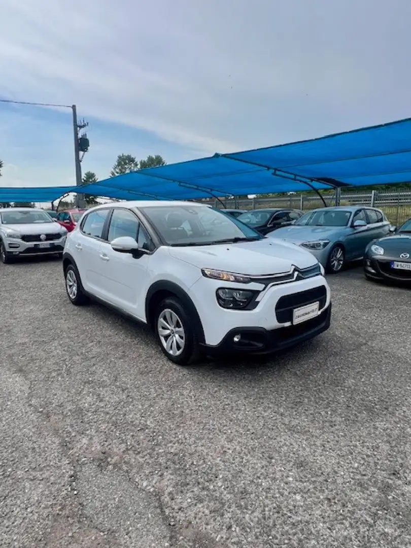 Citroen C3 BlueHDi 100 S&S Van/N1 Feel+IVA SOLO 66000 KM Weiß - 1