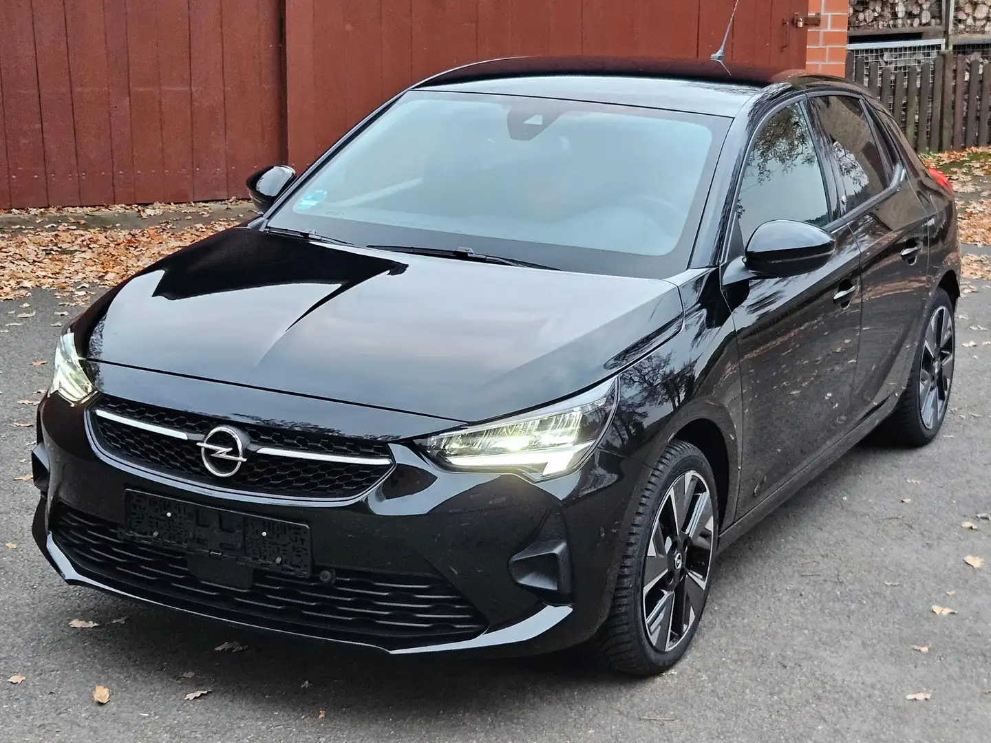 Opel Corsa-e GS + Garantie 2xPDC Kamera Lenk/Sitzheizung 11kW Noir - 1