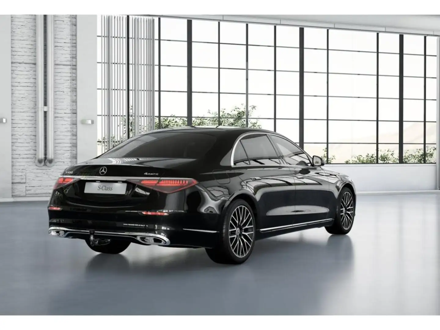 Mercedes-Benz S 450 4M L Pano/HAL/AIRM/360/DIGITAL/Burm/Sitzkl Schwarz - 2