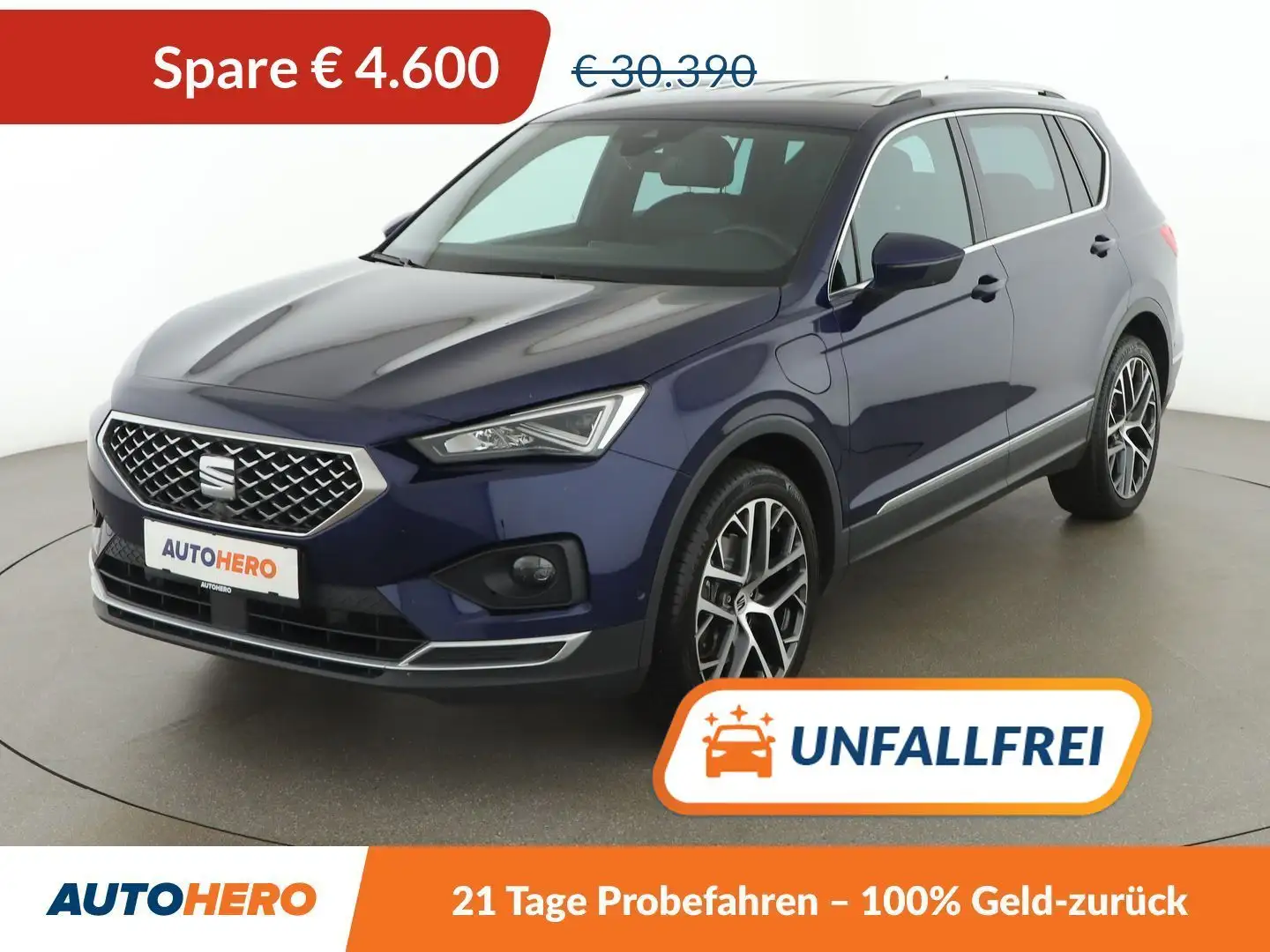 SEAT Tarraco 1.4 TSI e-HYBRID Xperience Aut. *LED*ACC*NAVI*360* Blau - 1