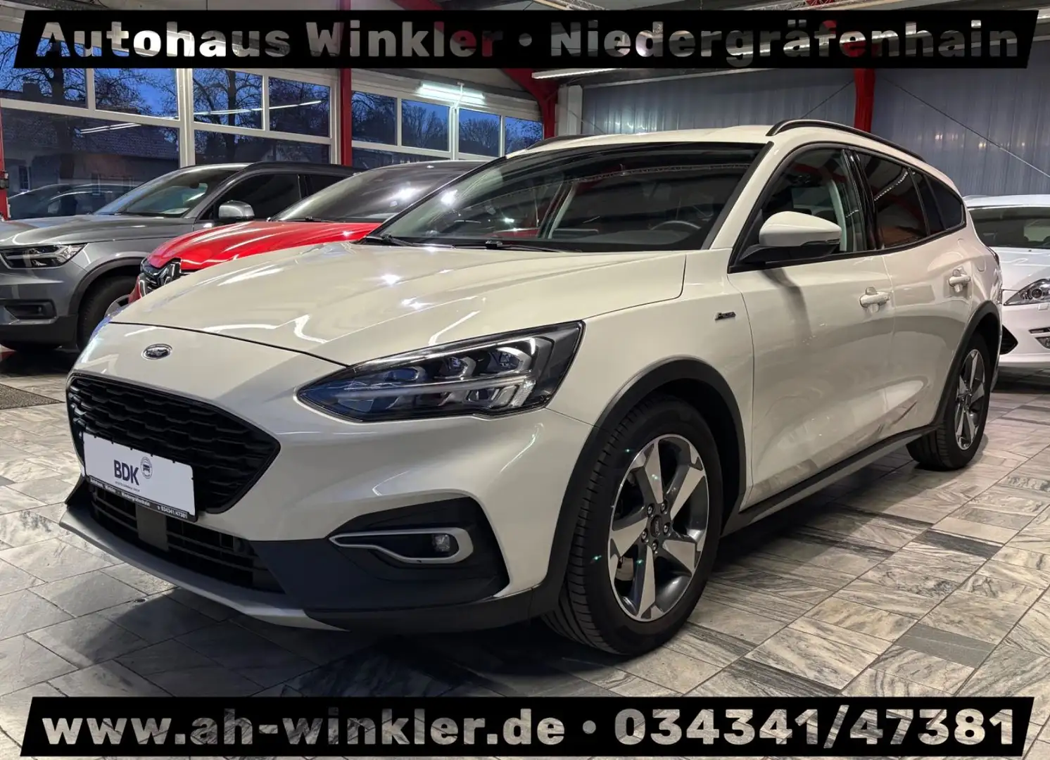 Ford Focus Turnier Active LED Navi DAB+ Kamera Blanc - 1