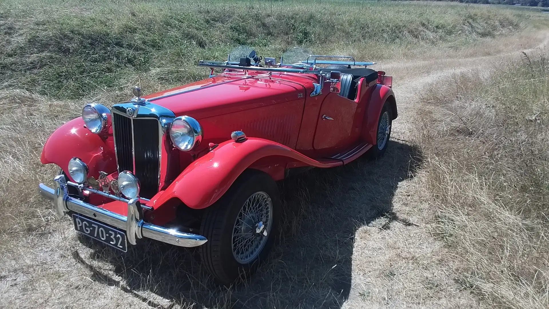 MG TD cabriolet Rot - 2