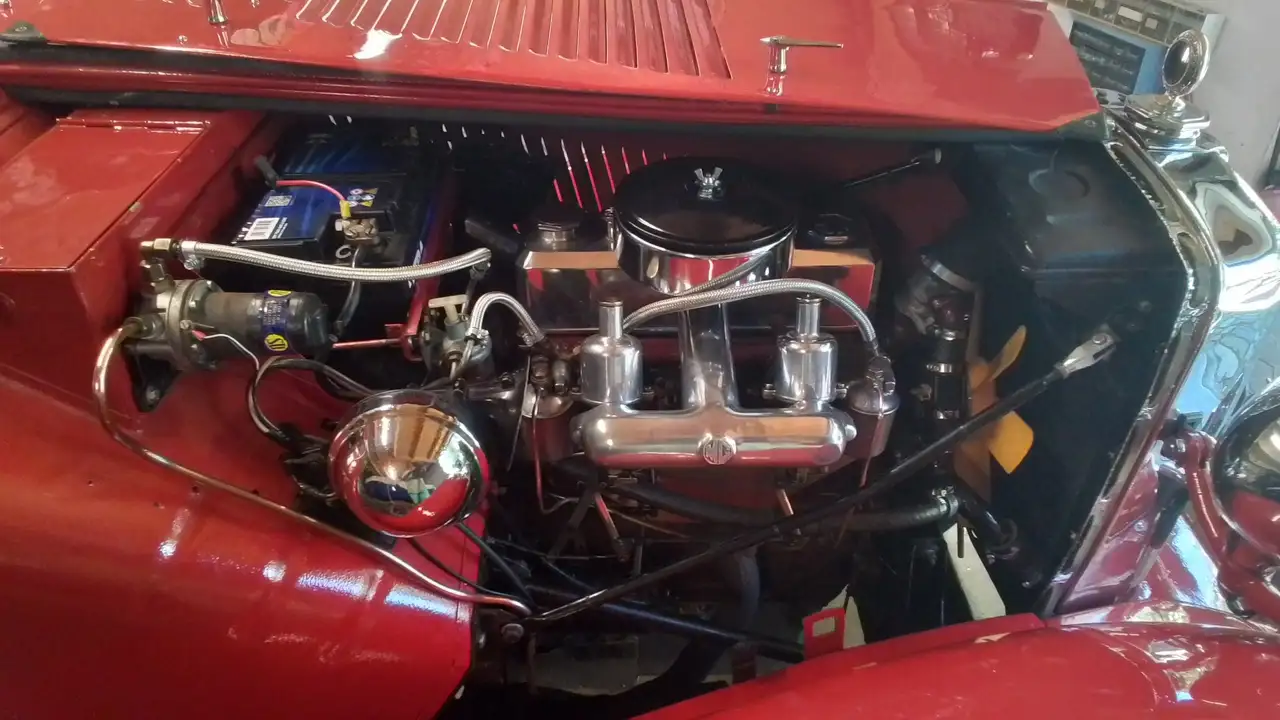 MG TD cabriolet, foto 8